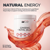 Ginseng + Royal Jelly DY Life, 60 Softgels, 30 Servings