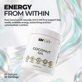 Coconut Oil DY Life, 60 Softgels, 30 Servings