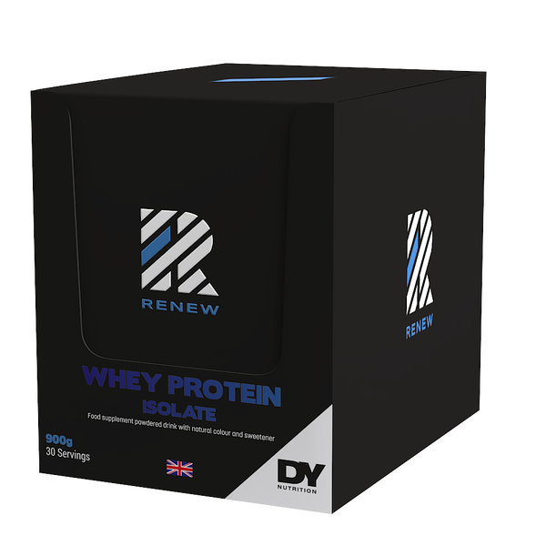 Renew Whey Protein Isolate, caja de 900 g, 30 sobres